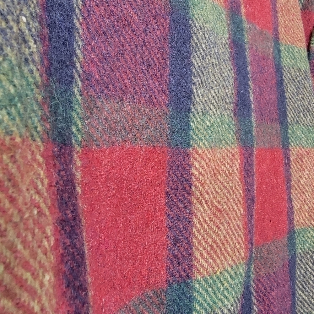 VINTAGE Lola Lola women's m cropped jacket butron down plaid with western vibes - Picture 14 of 14